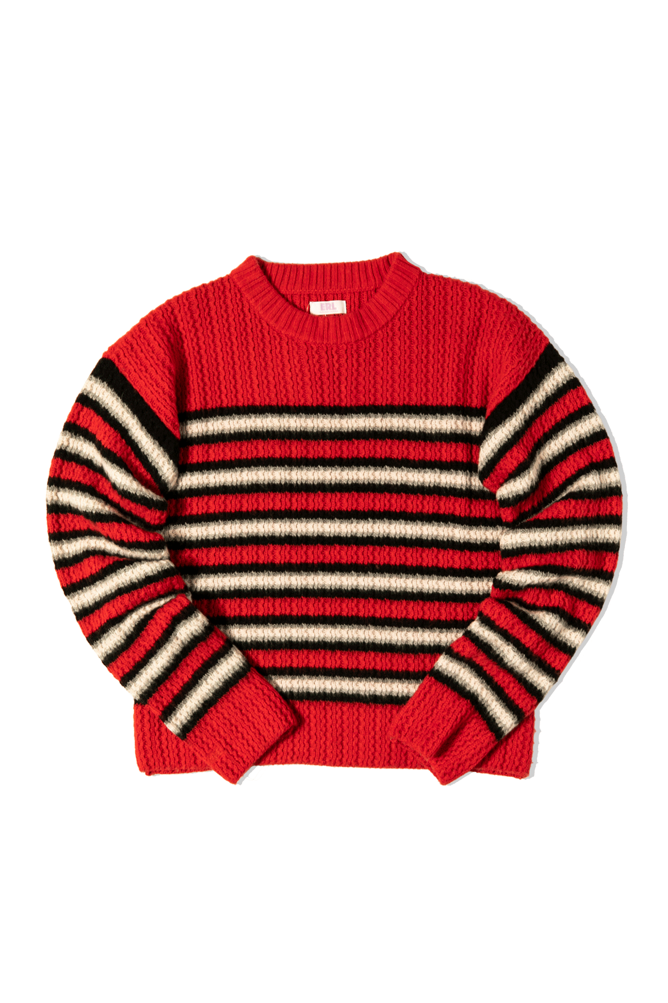 Stripes Crewneck Knitted Sweater